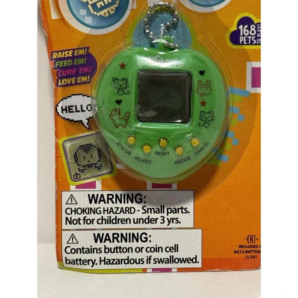 New Grafix Digi Buddies Green Virtual Reality Pet 168 Pets To Play